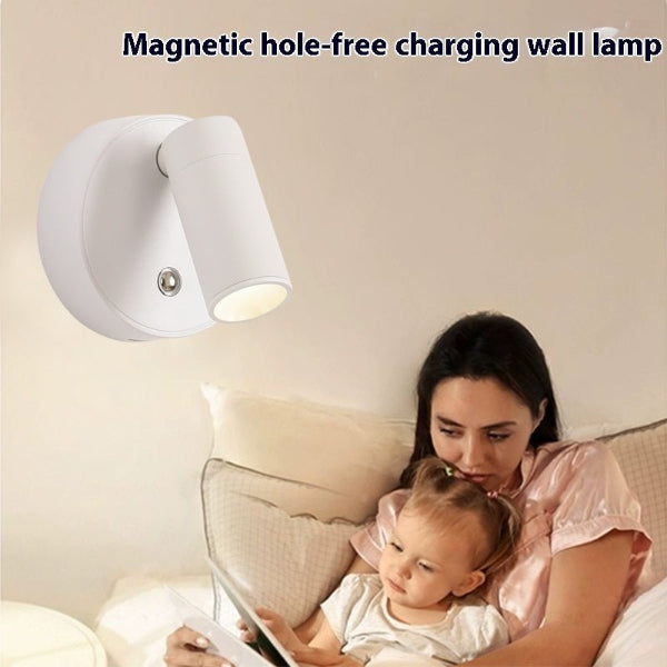 NoctaLite Wireless Wall Lamp – Rechargeable, Dimmable & Punch - Free - Demuva