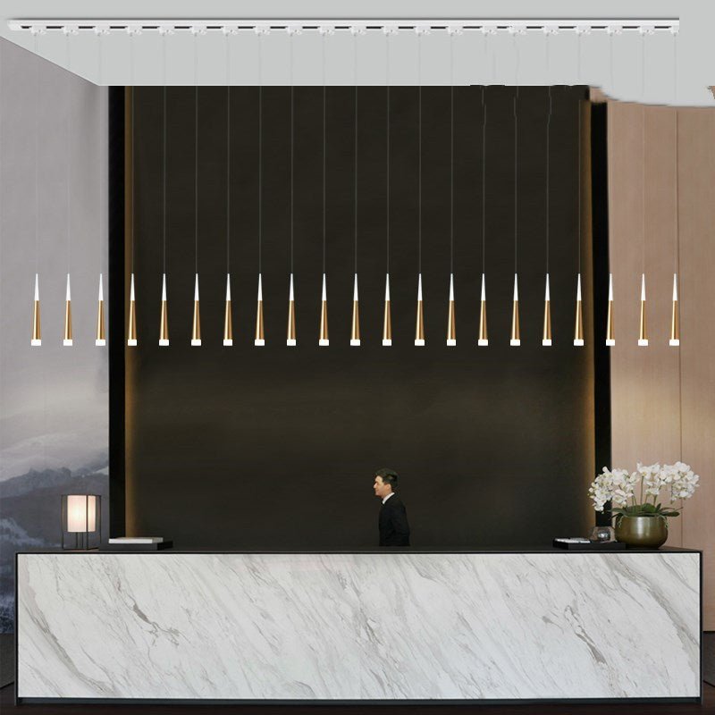 Nordova Single Pendant LED Chandelier – Modern Nordic Dining Light in Black - Demuva