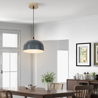 Pendant Light Fixture with Adjustable Hanging Cable and E27 Bulb Base - Demuva
