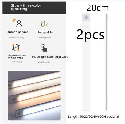Smart Sensor Cabinet Light – Wireless, Magnetic & Rechargeable Strip Lamp - Demuva