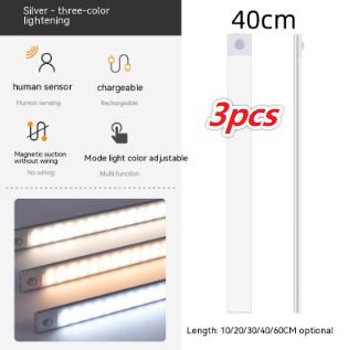 Smart Sensor Cabinet Light – Wireless, Magnetic & Rechargeable Strip Lamp - Demuva