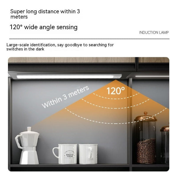 Smart Sensor Cabinet Light – Wireless, Magnetic & Rechargeable Strip Lamp - Demuva