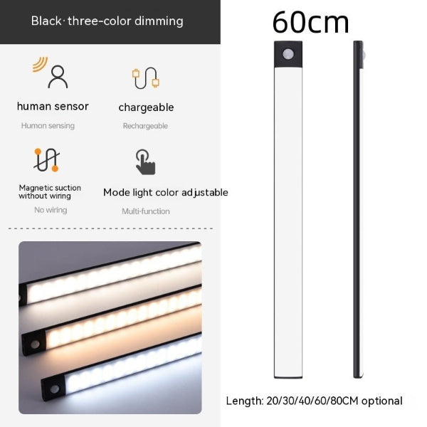 Smart Sensor Cabinet Light – Wireless, Magnetic & Rechargeable Strip Lamp - Demuva