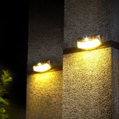 Solarge Retro Garden Wall Light – Smiling Face Solar Lamp for Courtyards & Villas - Demuva