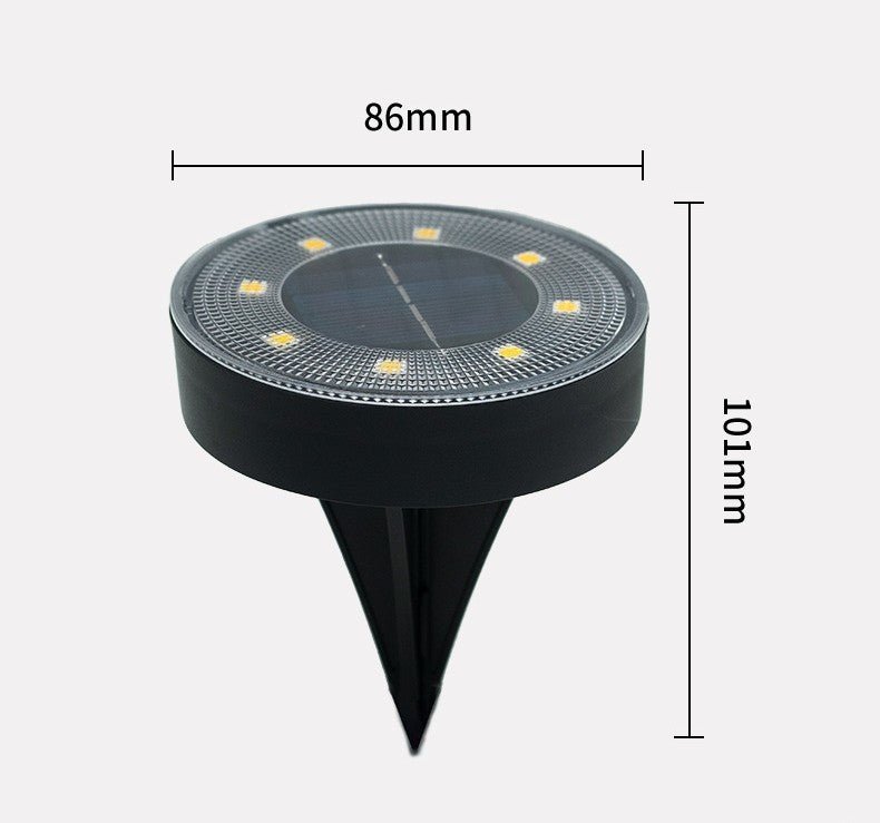 Solura Solar Ground Light – IP68 Waterproof LED Lawn Lamp with Light Sensor - Demuva