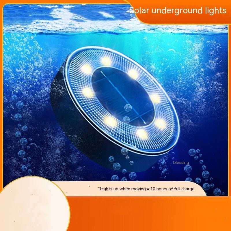 Solura Solar Ground Light – IP68 Waterproof LED Lawn Lamp with Light Sensor - Demuva