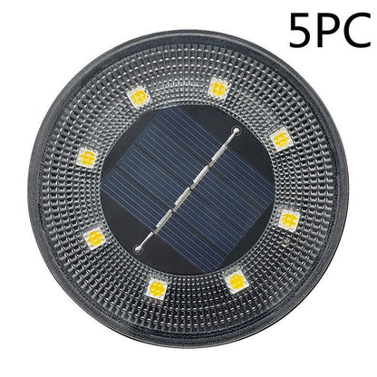 Solura Solar Ground Light – IP68 Waterproof LED Lawn Lamp with Light Sensor - Demuva