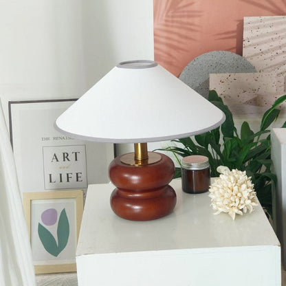 StillWood Wabi - Sabi Table Lamp – Handcrafted Solid Wood Light - Demuva