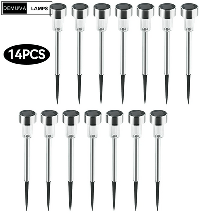 Stylish Solar Stainless Steel Tube Lights - Demuva
