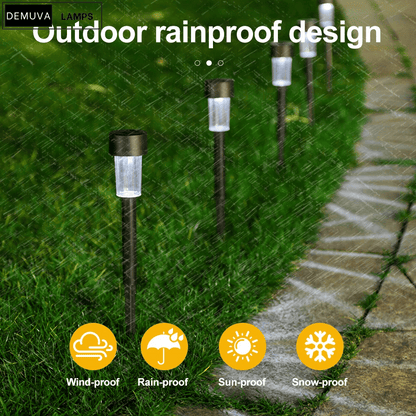 Stylish Solar Stainless Steel Tube Lights - Demuva