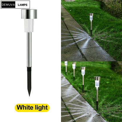 Stylish Solar Stainless Steel Tube Lights - Demuva