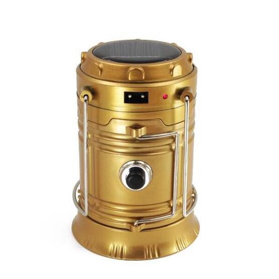 TerraTorch Solar Camping Lantern – Collapsible Outdoor LED Light with USB Charging - Demuva