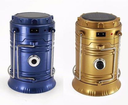 TerraTorch Solar Camping Lantern – Collapsible Outdoor LED Light with USB Charging - Demuva
