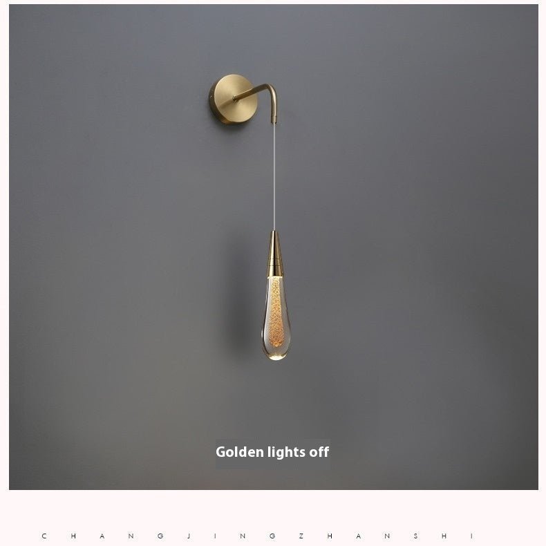 VestraLux Crystal Wall Lamp – Elegant LED Light for Bedrooms, Living Rooms & TV Backgrounds - Demuva