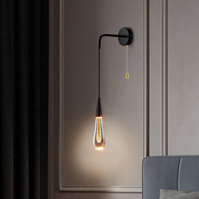 VestraLux Crystal Wall Lamp – Elegant LED Light for Bedrooms, Living Rooms & TV Backgrounds - Demuva
