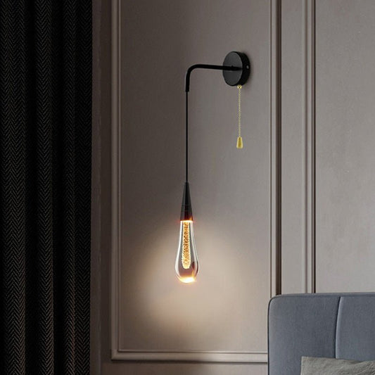 VestraLux Crystal Wall Lamp – Elegant LED Light for Bedrooms, Living Rooms & TV Backgrounds - Demuva