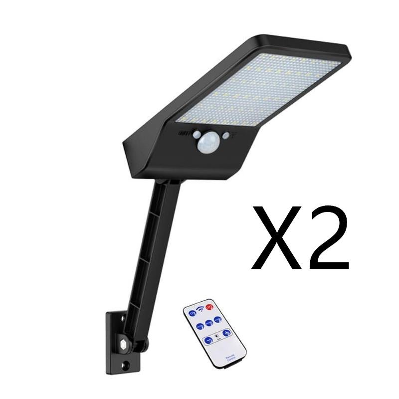 VoltRay 48 LED Garden Sensor Light – Waterproof with Remote Control & Adjustable Mount - Demuva
