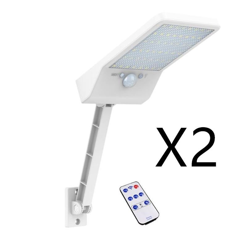 VoltRay 48 LED Garden Sensor Light – Waterproof with Remote Control & Adjustable Mount - Demuva