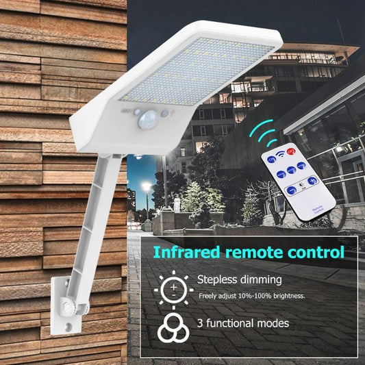 VoltRay 48 LED Garden Sensor Light – Waterproof with Remote Control & Adjustable Mount - Demuva