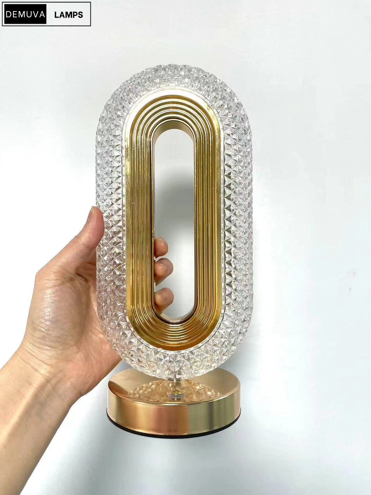 Stylish USB LED Crystal Table Lamp