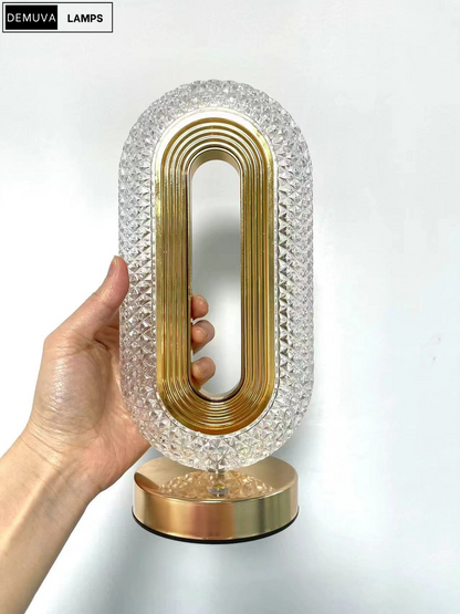 Stylish USB LED Crystal Table Lamp