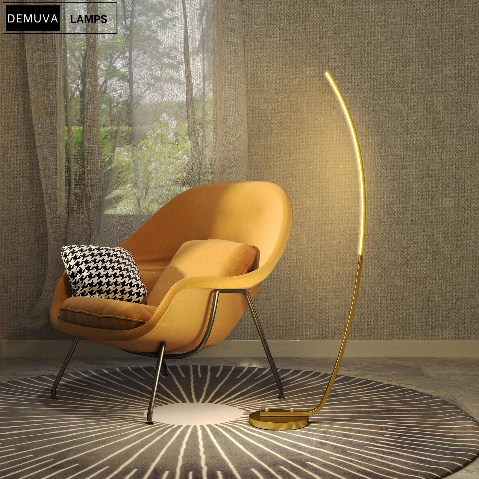 Chic Modern LED Floor Lamp