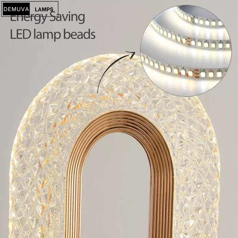 Stylish USB LED Crystal Table Lamp