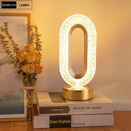 Stylish USB LED Crystal Table Lamp