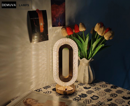 Stylish USB LED Crystal Table Lamp