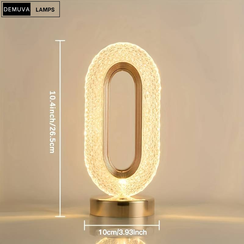 Stylish USB LED Crystal Table Lamp