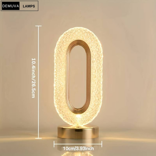 Stylish USB LED Crystal Table Lamp