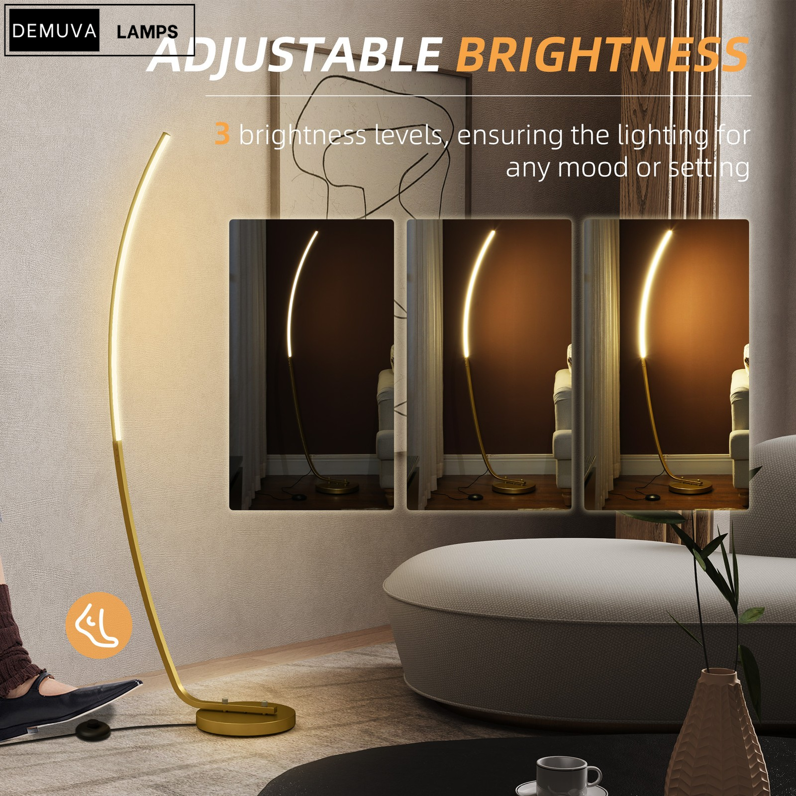 Chic Modern LED Floor Lamp