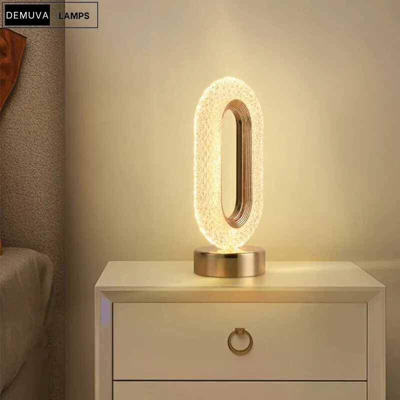 Stylish USB LED Crystal Table Lamp