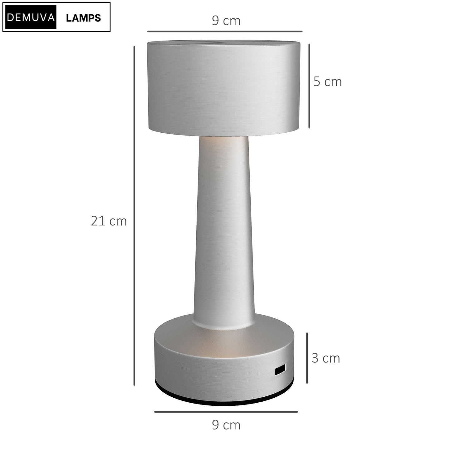 Sleek Rechargeable Table Lamp
