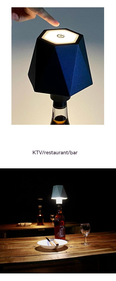 Wireless Bar Table Lamp – Wine Bottle Ambient Light - Demuva