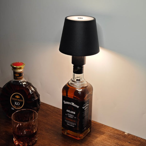Wireless Bar Table Lamp – Wine Bottle Ambient Light - Demuva